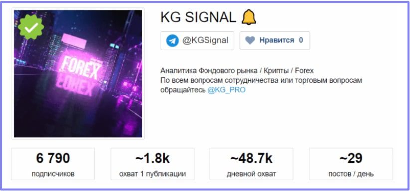 Телеграмм канал KG signal