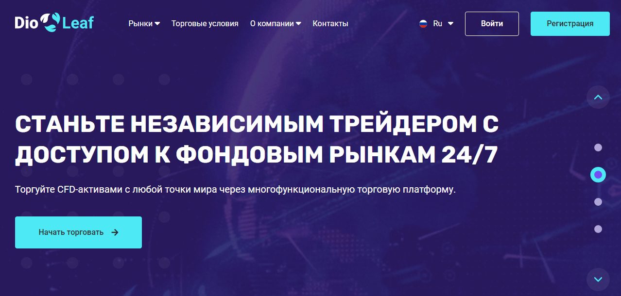 Dio Leaf проект трейдера Виктора Зотова