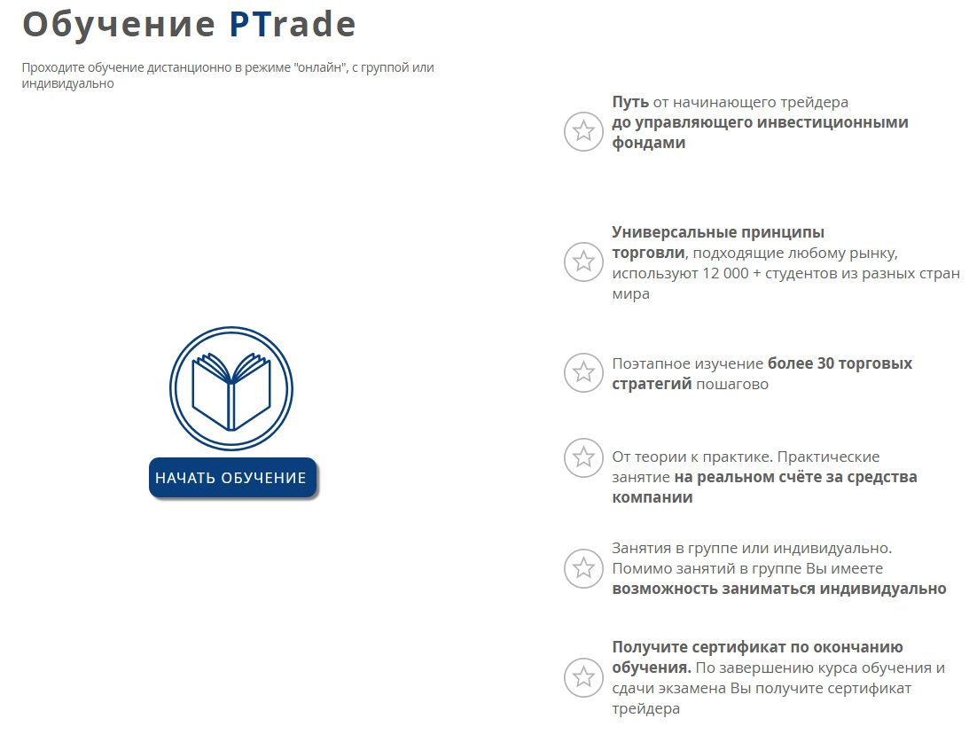 Обучающие программы Plaza Trade