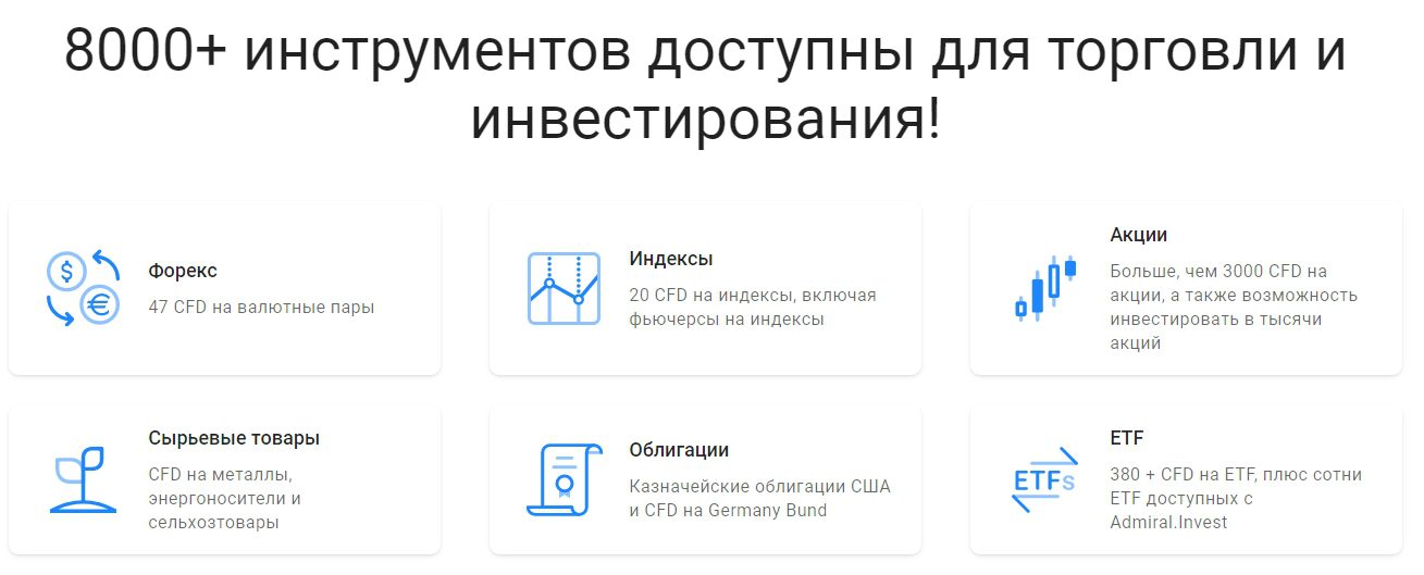 Инструменты для торговли