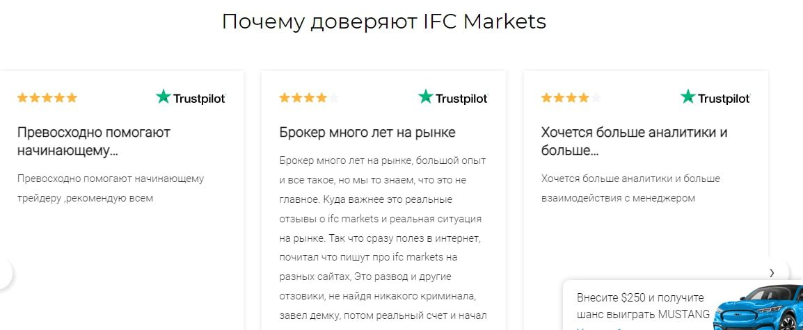 IFC Markets отзывы