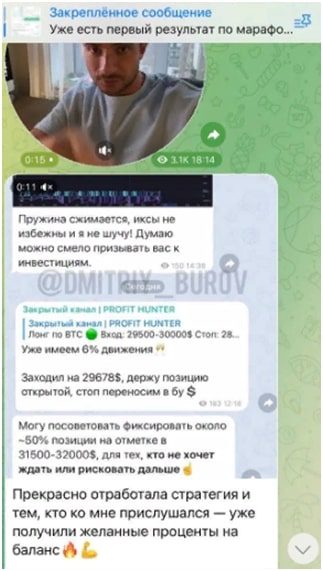 Результаты марафона в PROFIT HUNTER