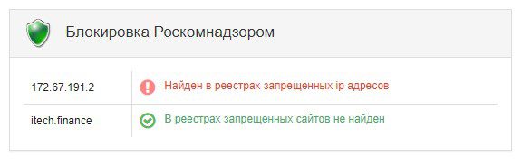 Блокировка Роскомнадзором