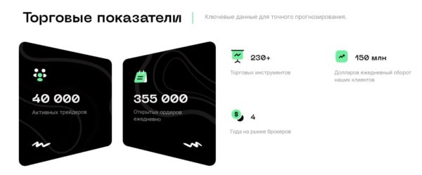 Торговые показатели Alpe Market