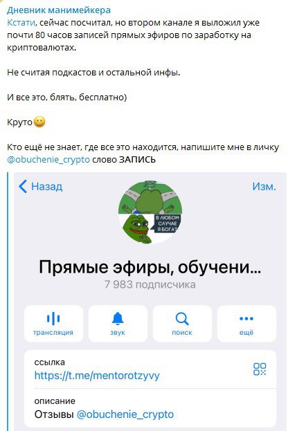 Дневник Манимейкера обучение