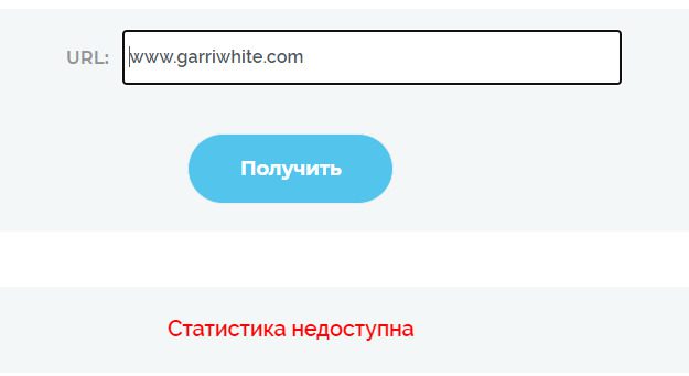 Статистика сайта Гарри Вайт