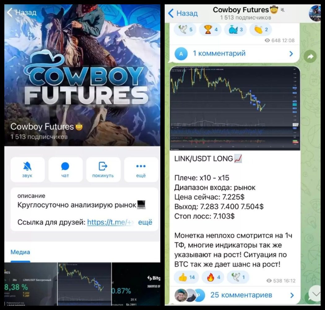 Телеграмм Cowboy Futures