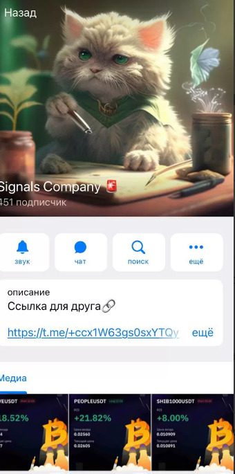 Информация о канале Signals Company