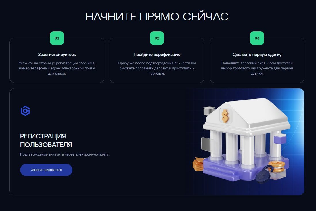 Breals Global регистрация пользователя