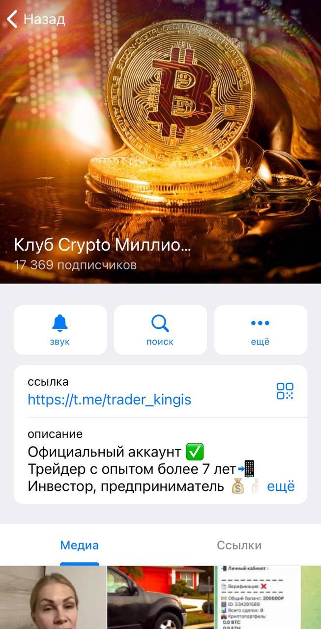 ИНформация о Телеграм- канале Crypto Lealir