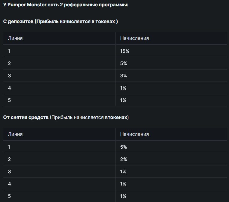 Реферальная рограмма Пампер Монстер