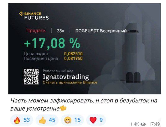 Ignatov Trade телеграм