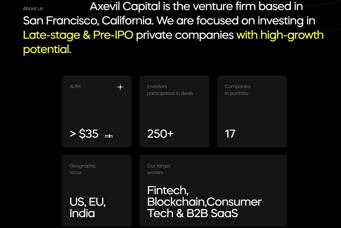 вакансия конторы Axevil Capital