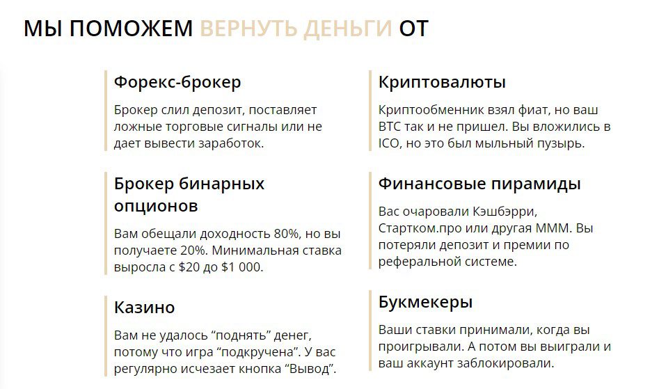 Финанс Консалт инструменты компании