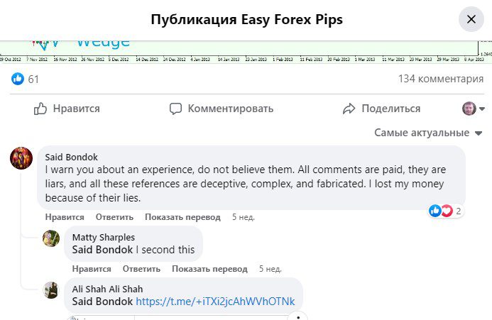 Отзывы о Easy Forex PPS