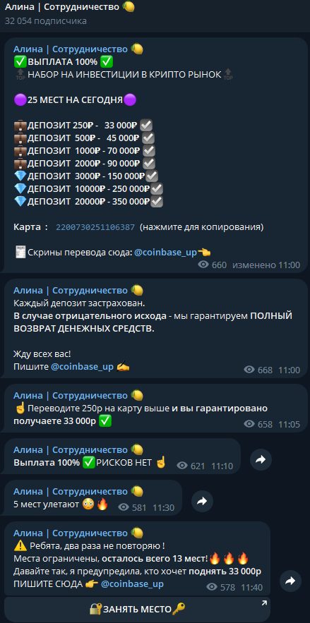 Условия заработка в проекте