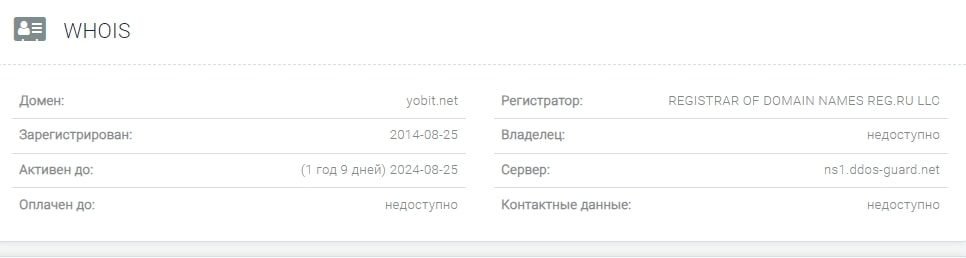 Yobit инфо