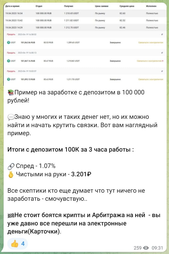 Pro100 Крипто-Арбитраж 