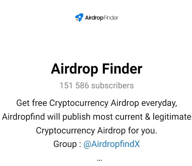 Телеграм Airdrop Finder