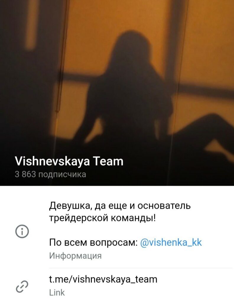 vishnevskaya team телеграм канал