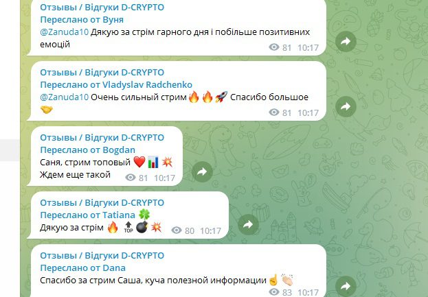 Отзывы об обучении DCrypto