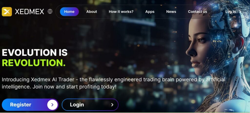 Xedmex AI Trader - сайт