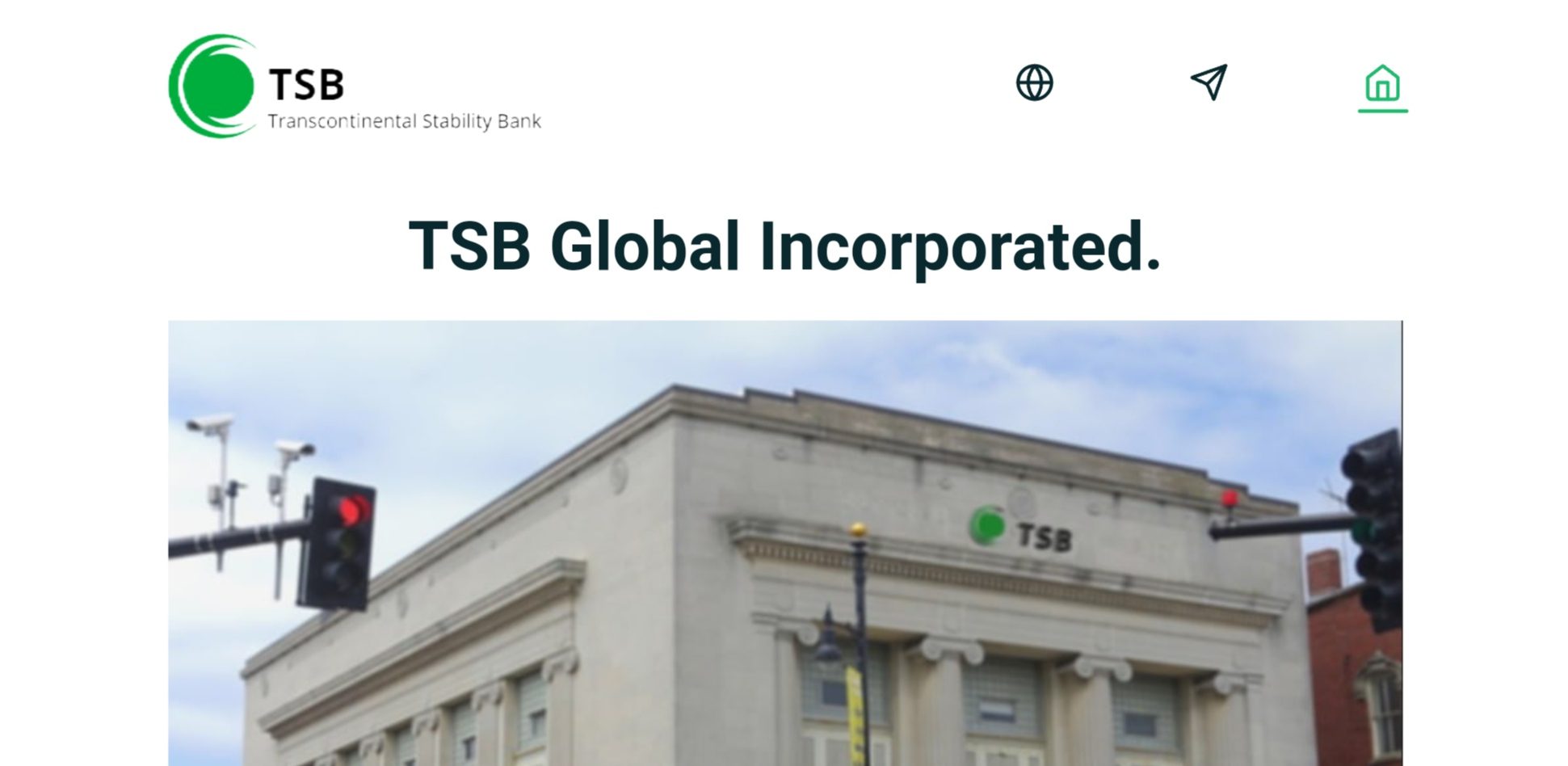 TSB Global - сайт