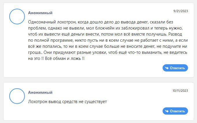 отзывы о Крипто Алгоритм