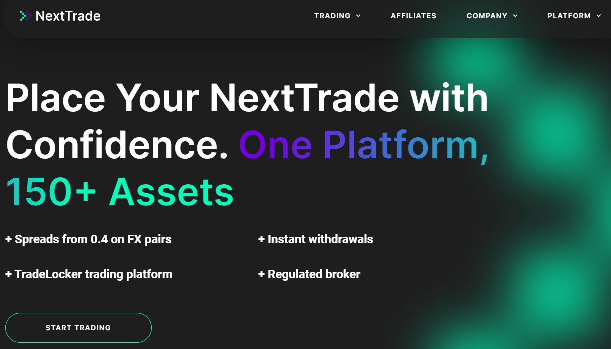 Сайт проекта NextTrade