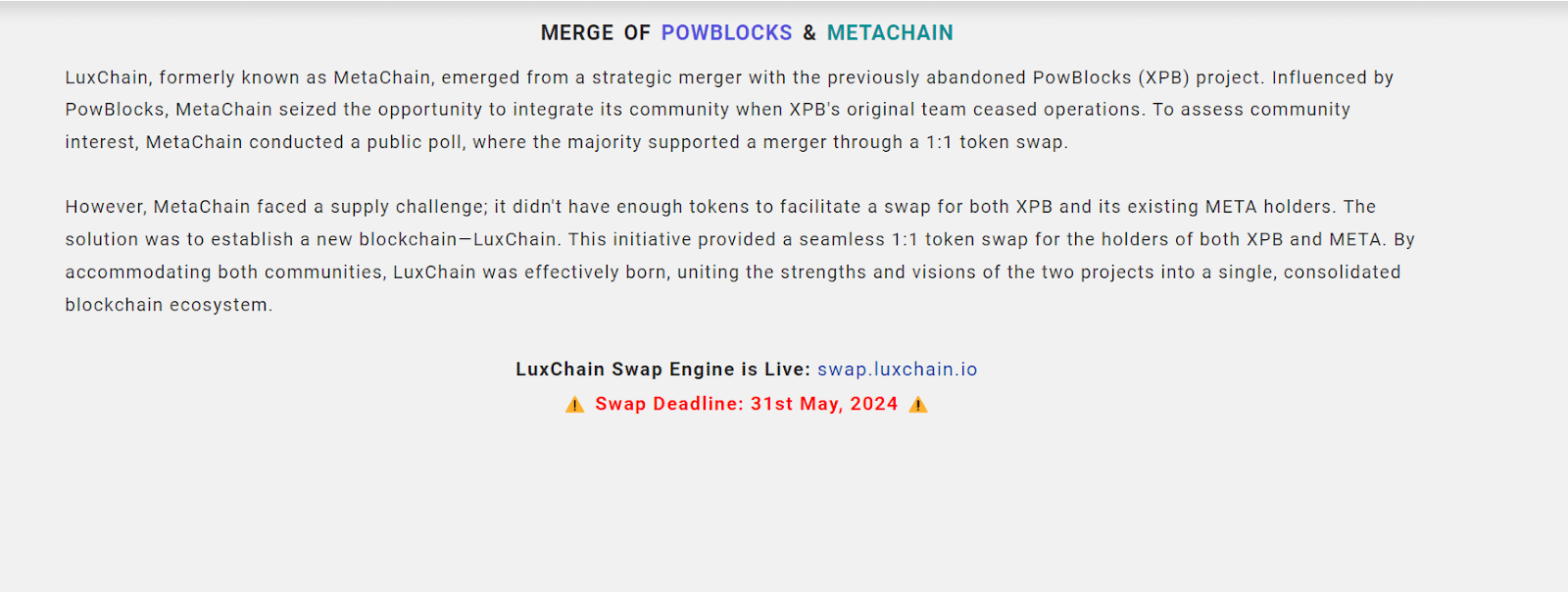 metachain coin